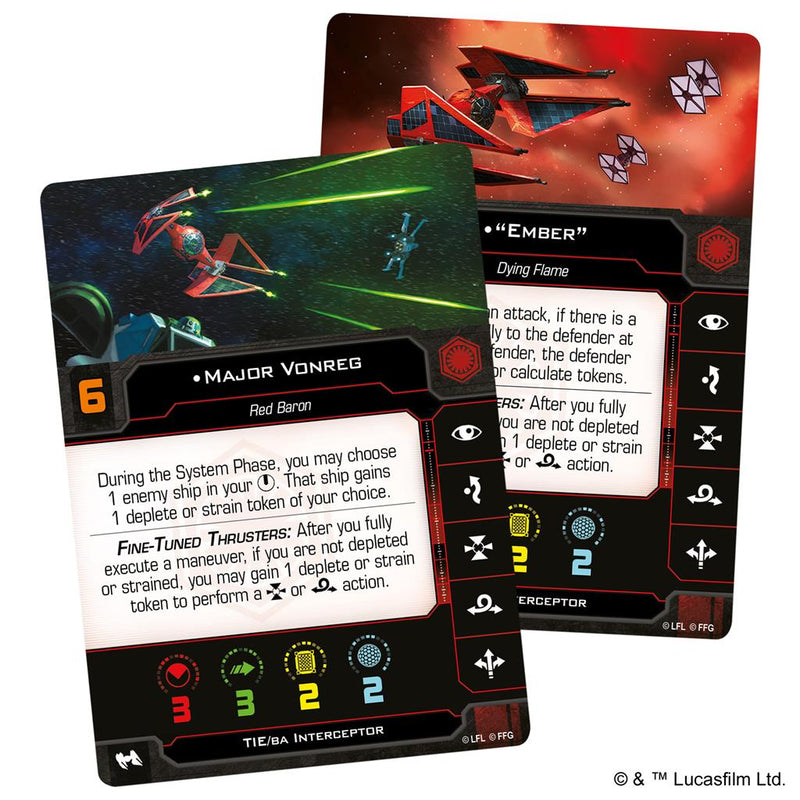 X-Wing 2nd Ed: Major Vonreg's Tie