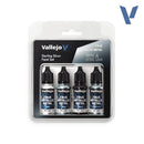 Vallejo True Metal Metallic: 77.251 Sterling Silver Paint Set