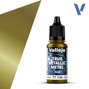 Vallejo True Metal Metallic: Base 77.136 Greenish Gold