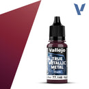 Vallejo True Metal Metallic: Shade 77.146 Ruby Red