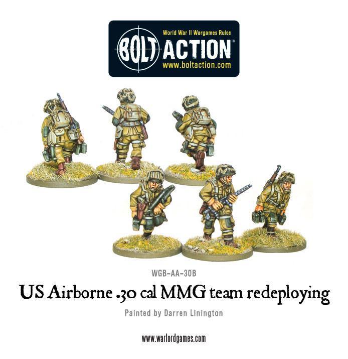 USA: US Airborne 30 Cal MMG Team Redeploying [MTO]