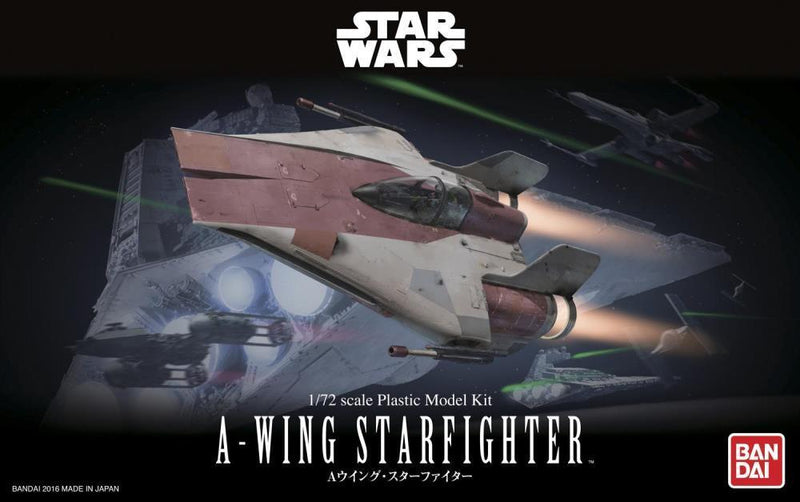 Star Wars: A-Wing Starfighter 1/72 Scale Model Kit