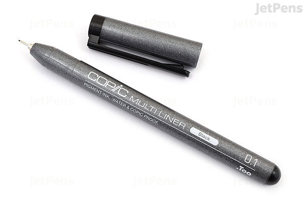 Copic Multiliner Ink Pen, Black 0.1mm