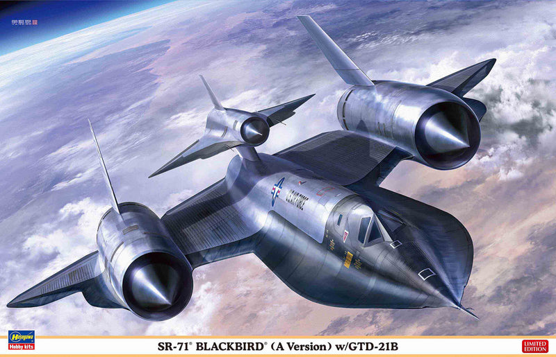 Hasegawa 1/72 SR-71 Blackbird (A Version) w/GTD-21B