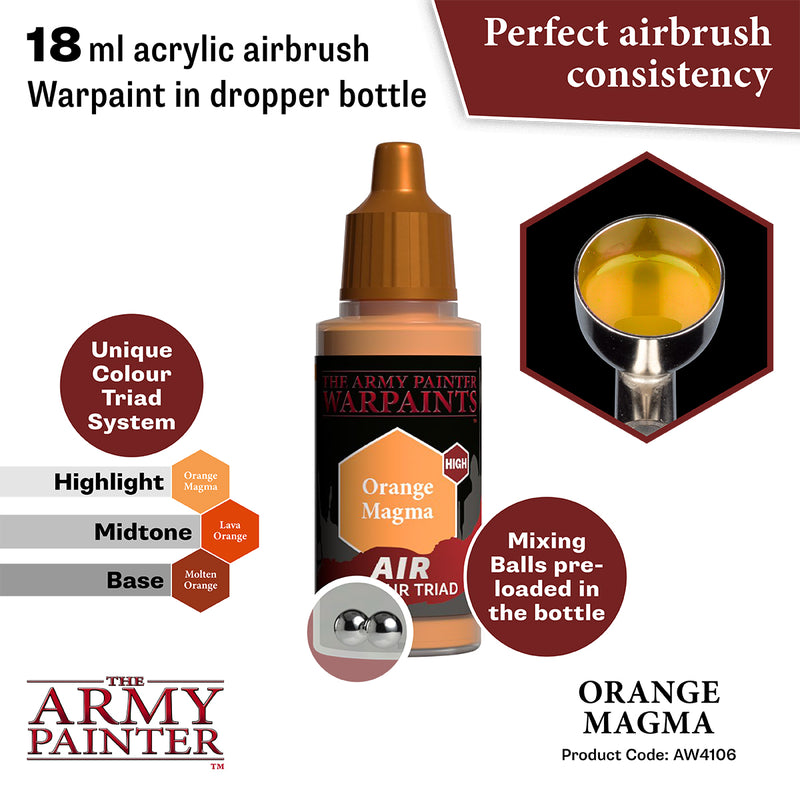 Warpaints Air: AW4106 Orange Magma