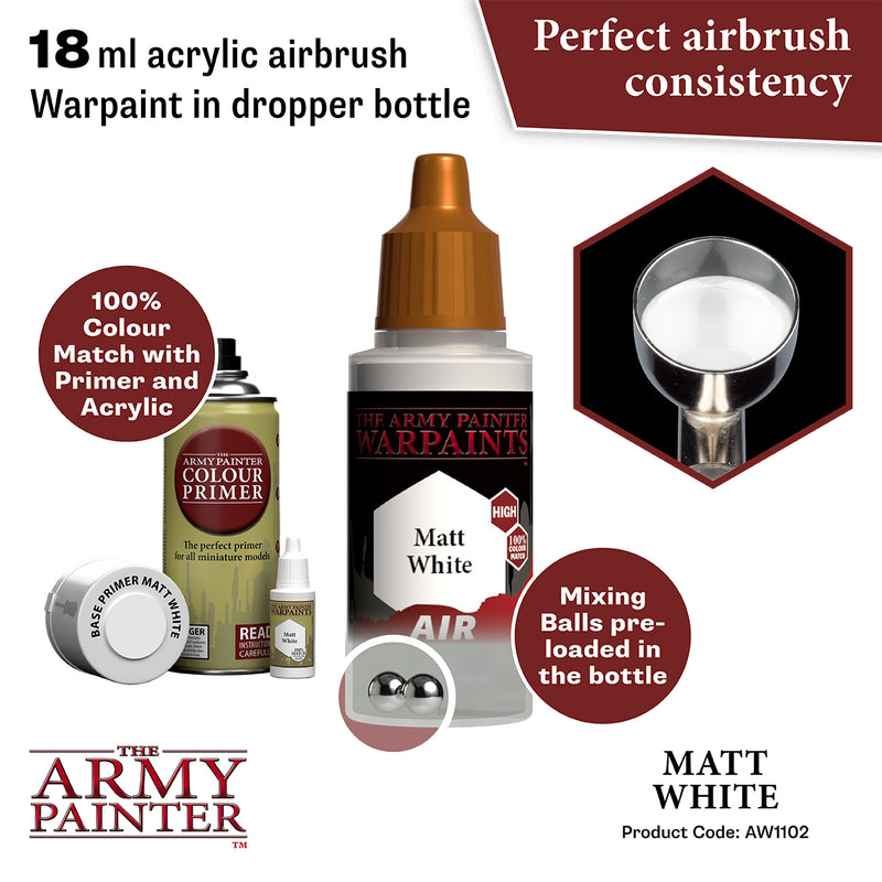 Warpaints Air: AW1102 Matt White