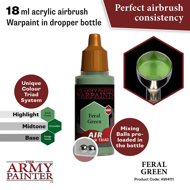 Warpaints Air: AW4111 Feral Green