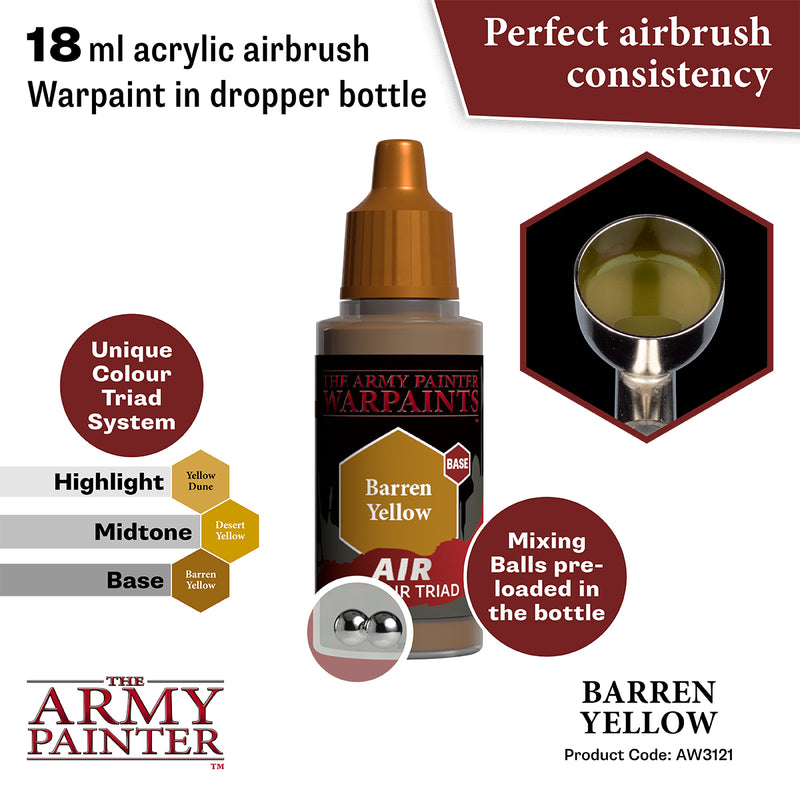 Warpaints Air: AW3121 Barren Yellow