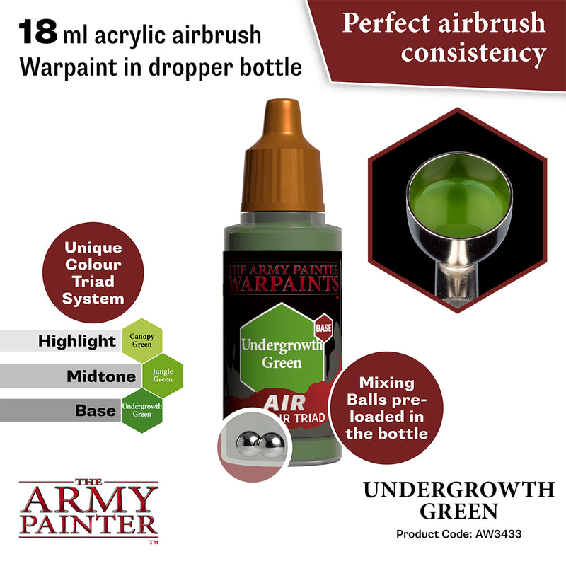 Warpaints Air: AW3433 Undergrowth Green
