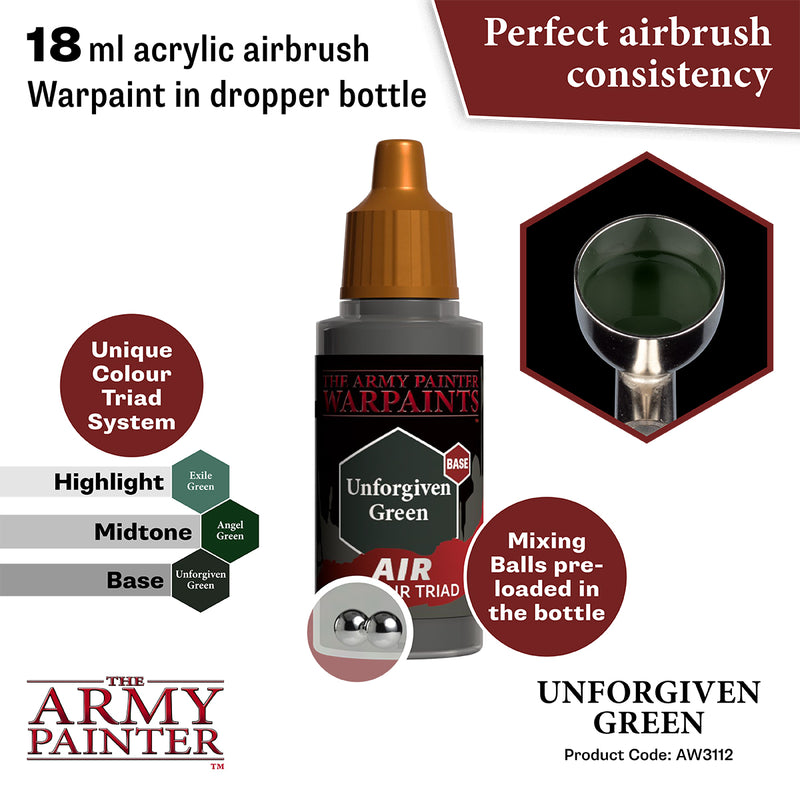 Warpaints Air: AW3112 Unforgiven Green