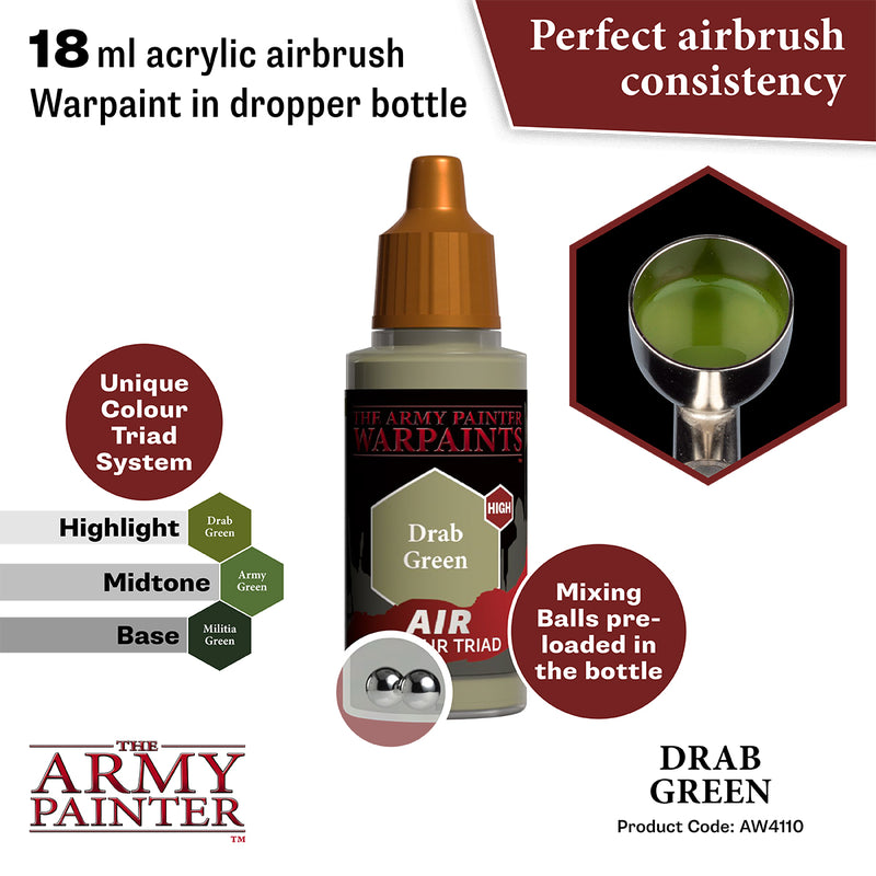 Warpaints Air: AW4110 Drab Green