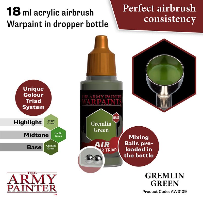 Warpaints Air: AW3109 Gremlin Green