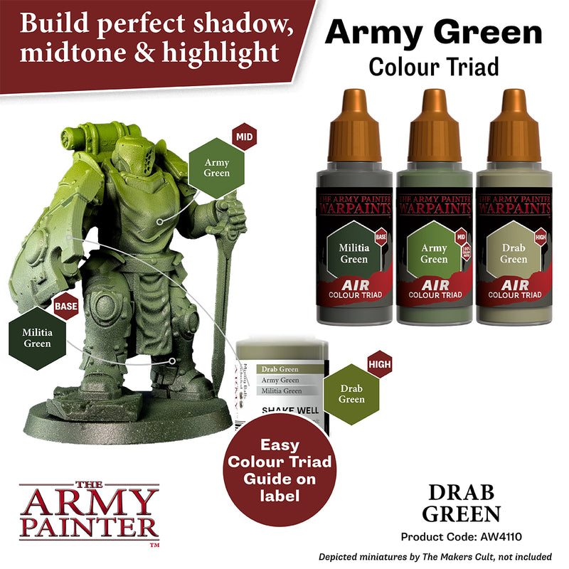 Warpaints Air: AW4110 Drab Green