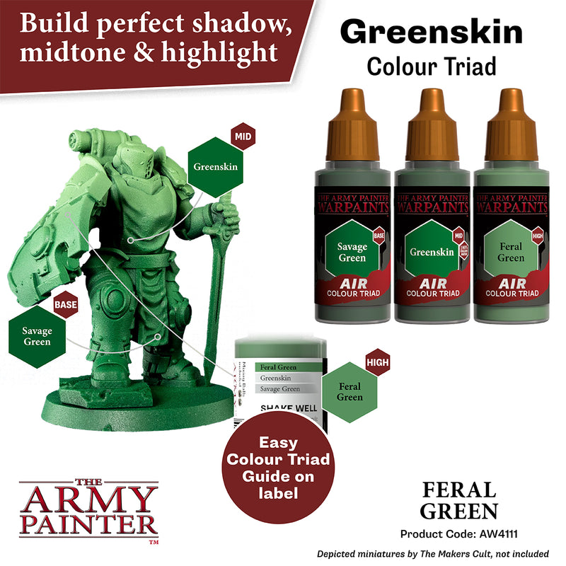 Warpaints Air: AW4111 Feral Green