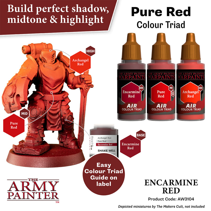 Warpaints Air: AW3104 Encarmine Red