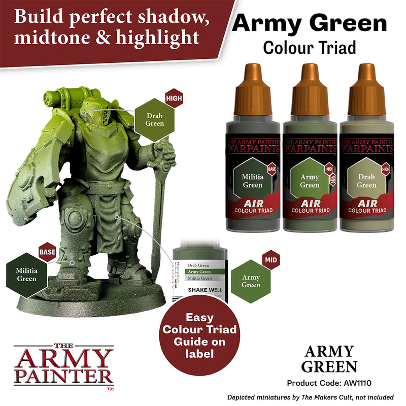 Warpaints Air: AW1110 Army Green