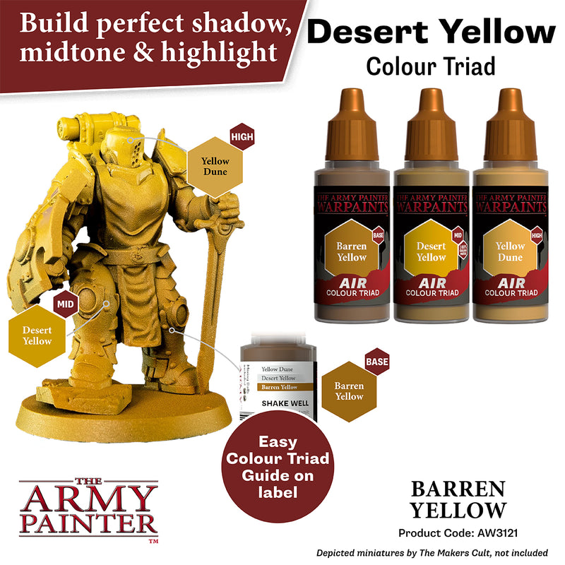 Warpaints Air: AW3121 Barren Yellow