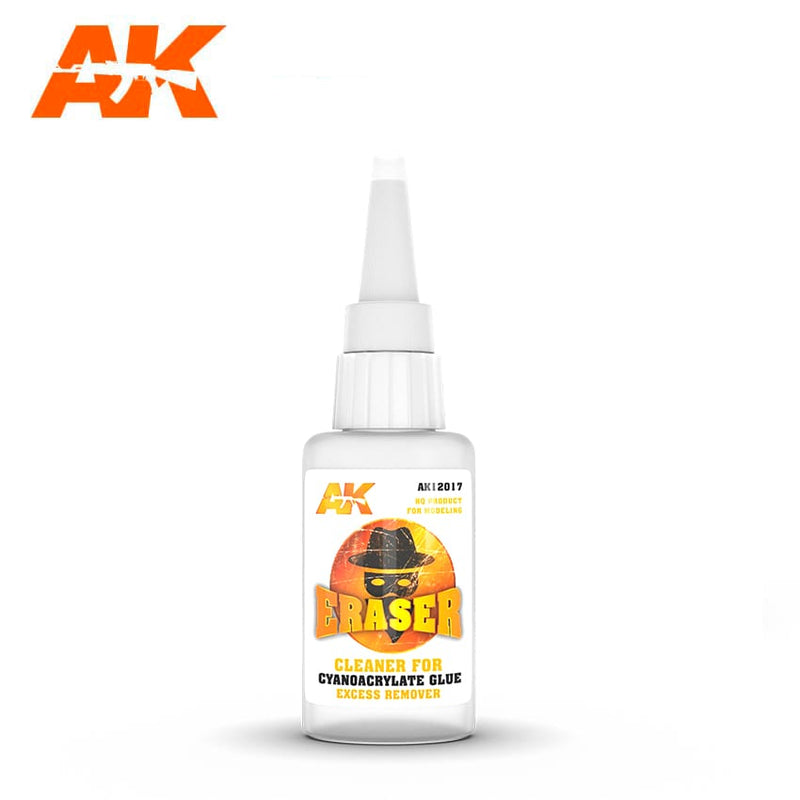 AK12017: Eraser Cleaner for Cyanoacrylate Glue
