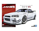 Aoshima 1/24 Mine's BNR34 SKYLINE GT-R '02 NISSAN