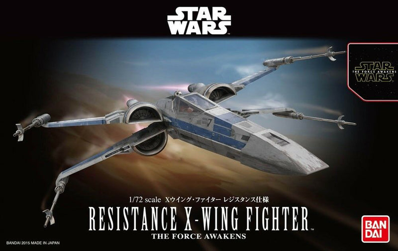 Star Wars: Resistance X-Wing Fighter 1/72 Scale Model Kit