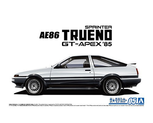 Aoshima 1/24 1985 Toyota AE86 Sprinter Trueno GT-APEX