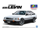 Aoshima 1/24 TOYOTA AE86 LEVIN '83 WHITE/BLACK