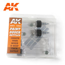 AK:  Hobby Tools - Paint Doser Bottles 4x60mL
