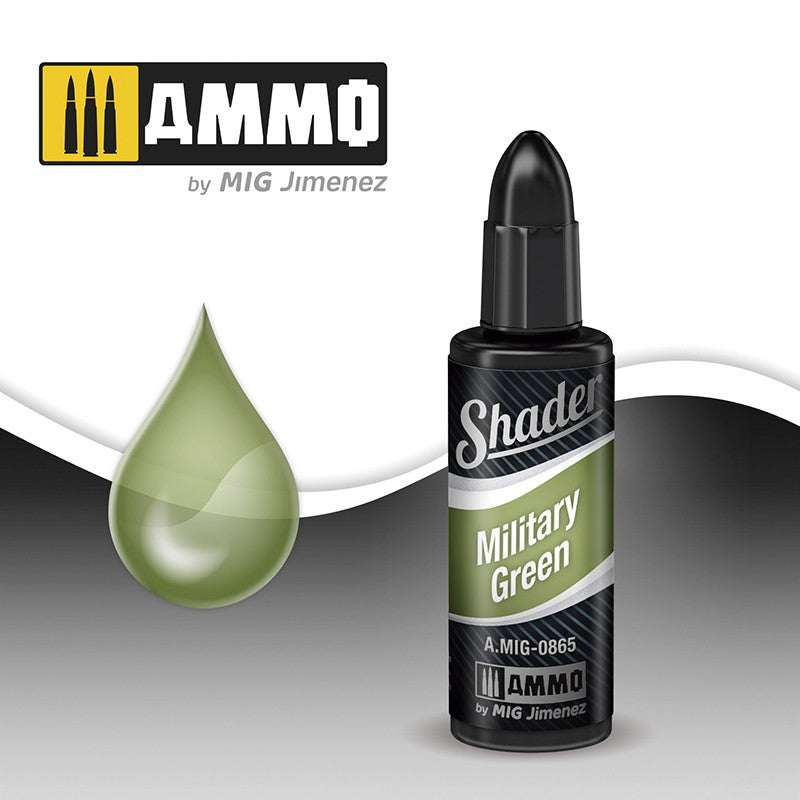 Ammo Mig: 0865 Military Green Shader
