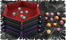 Small Folding Felt Dice Tray  (Random Colour)