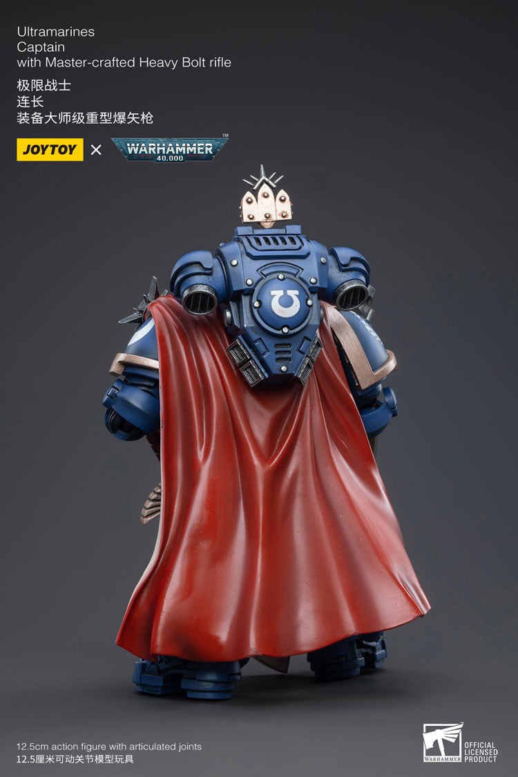 Joytoy: Ultramarines Primaris Captain Ptolias Corvor with Master Crafter Heavy Bolt Rifle