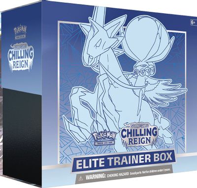 Pokemon: Chilling Reign Elite Trainer Box - Ice Rider Calyrex (Limit 1 Per Customer)