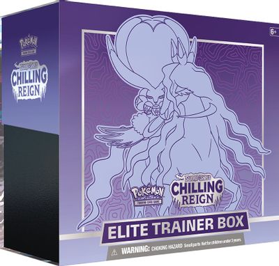 Pokemon: Chilling Reign Elite Trainer Box - Shadow Rider Calyrex