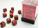 Chessex Dice: Gemini Black-Red/Gold 36D6