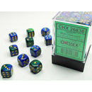 Chessex Dice: Gemini Blue-Green/Gold 36D6