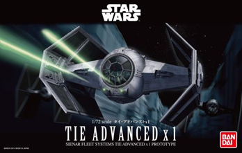 Star Wars: TIE Advanced 1/72 Scale Model Kit
