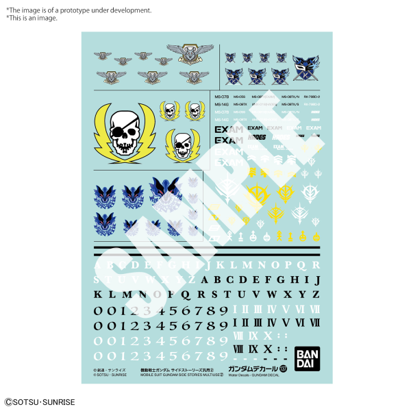 Gundam Decal 137: Gundam Side Stories Multiuse 2