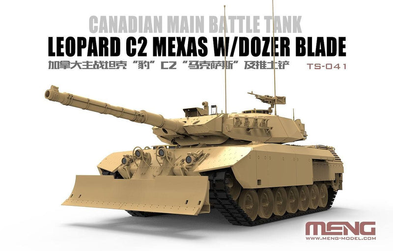 Meng: Canadian MBT Leopard C2 MEXAS w/ Dozer Blade 1/35 Scale Model Kit