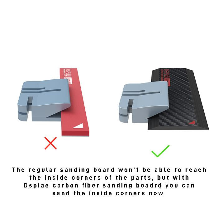 DSPIAE: CFB-25 Carbon Fiber Sanding Board (1pc)