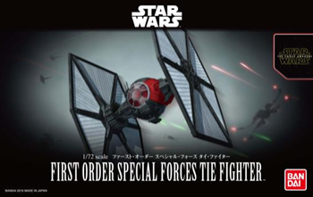 Star Wars: First Order Special Forces TIE Fighter 1/72 Scale Model Kit