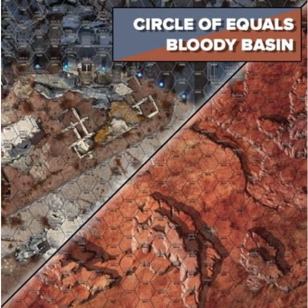 Battletech: Neoprene Battle Mat - Strana Mechty (Circle of Equals / Bloody Basin)