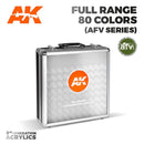 AK Interactive 3rd Gen AFV Range Briefcase (80 Colors)