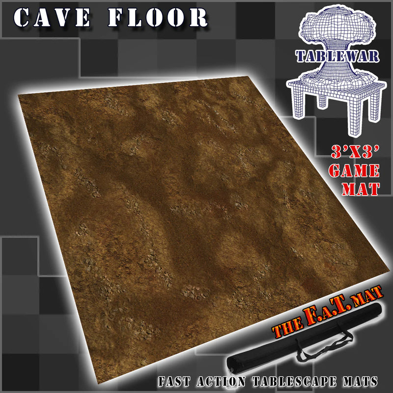F.A.T. Mats: 'Cave Floor' 3x3 Gaming Mat