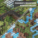 Battletech: Neoprene Battle Mat - Battle of Tukayyid (Pozoristu Mountains / Kozice Valley)