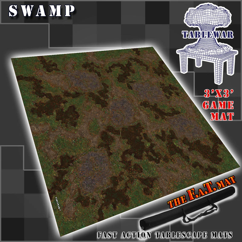 F.A.T. Mats: 'Swamp' 3x3 Gaming Mat