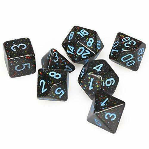 Chessex Dice: Speckled Blue Stars Polyhedral 7-die Set