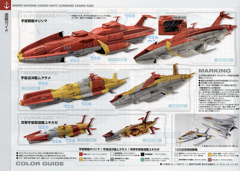 Star Blazers UNCN Combined Spacefleet Set