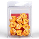 Chessex Dice: Festive Sunburst / Red 10D10