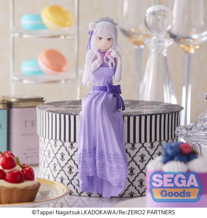 Re:ZERO: Emilia (Dressed Up Party Ver.) PM Perching Figure