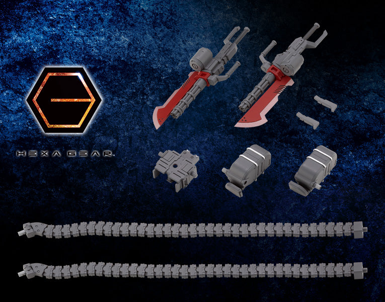 Hexa Gear: Governor Weapons Gatling Blade 1/24