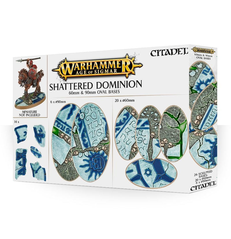 Shattered Dominion: 60mm & 90mm Oval Bases